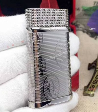 Wholesale Fake Cartier Lighter Stainless Steel Logo Lighters
